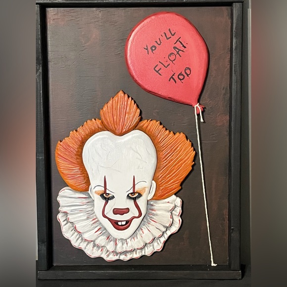 Other - Halloween penny wise wall art, Halloween, Pennywise, wall art , Hallowee…